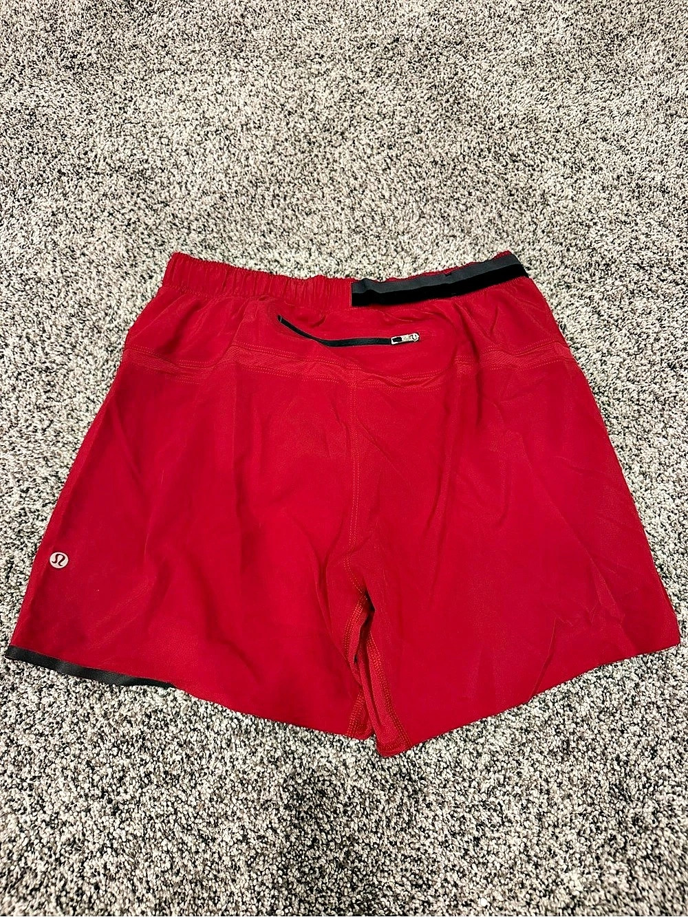 Lululemon Pace Breaker Lined Short 7" Athletic Shorts Red Small
